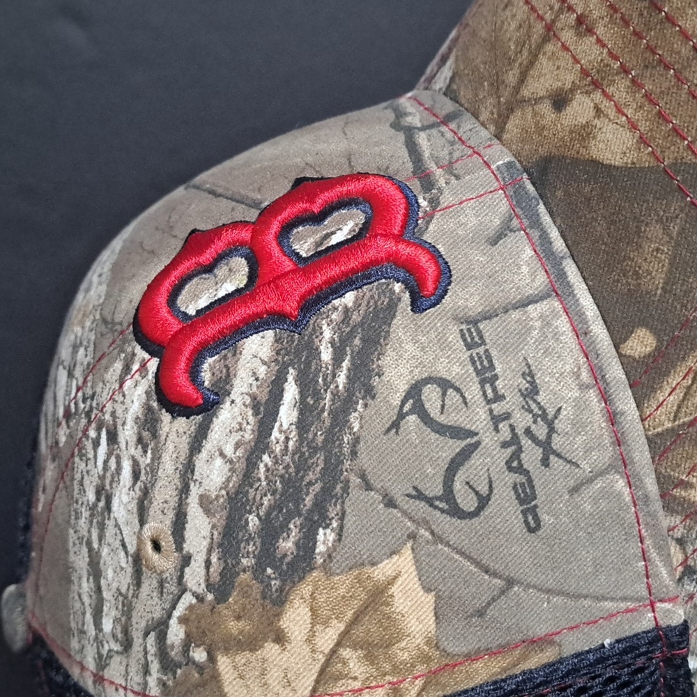 Boston Red Socks Hat Cap New Era MLB Medium 39thirty Realtree Camo Jersey Mens - Picture 6 of 6